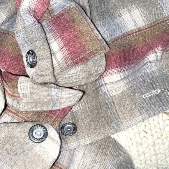 Express vintage plaid button down shirt size large - Picture 6 of 6